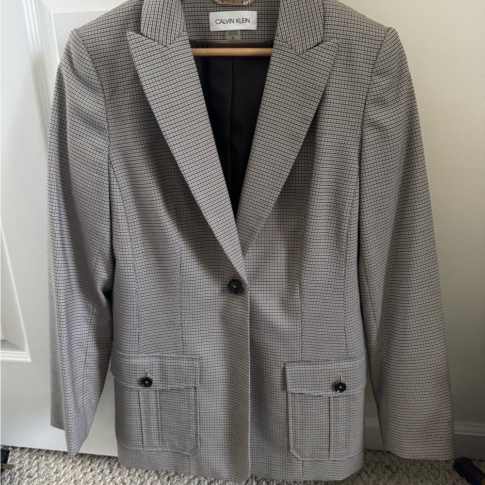 Calvin Klein Gray Blazer for women